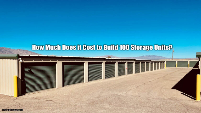 How Much Does it Cost to Build 100 Storage Units?